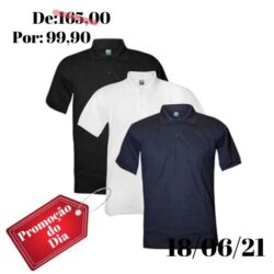 Kit 3 Camisas Polo