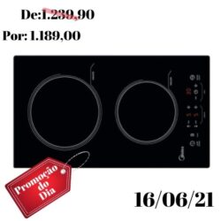 Cooktop de indução 2 Bocas