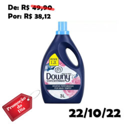 Amaciante Downy Concentrado Brisa de Verão 3L