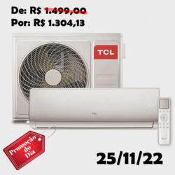 Ar Condicionado Split Hi Wall tcl 12000 BTU/h Frio TAC-12CSA1 – 220 Volts