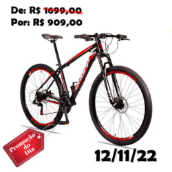 Bicicleta 29 Dropp Aluminum 21 Marchas Freio Disco e Suspensão Dianteira