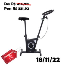 Bicicleta Ergométrica Vertical Dream Fitness EX450 Chumbo Bivolt