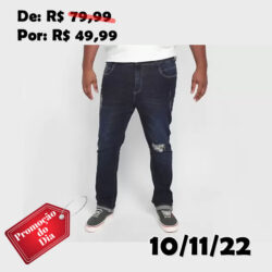 Calça Jeans Vista Magalu Skinny Puídos