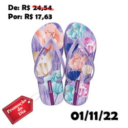 Chinelo Ipanema Sem Igual feminino