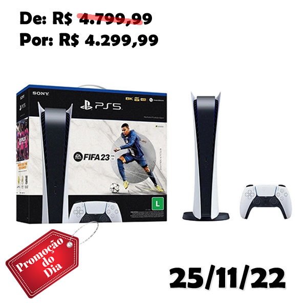 Jogo FIFA 23 - PS4 & PS5 R$ 169 - Promobit