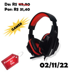 Fone De Ouvido Headset Gamer P2Cabo Nylon Multilaser PH120