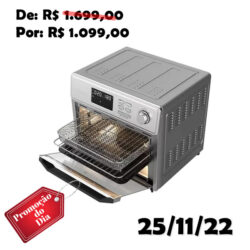 Forno e Fryer 25L Oster Multifunções 10 em 1