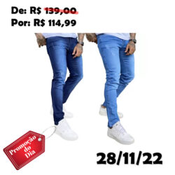 Kit 2 Calças Masculina Jeans Skinny Masculina Lycra - Daze Modas