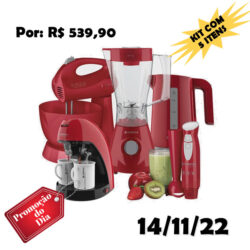 Kit Cadence Colors Vermelho Completo Iv