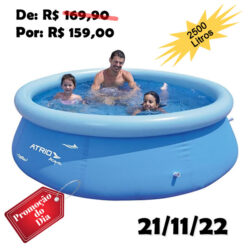 Piscina Inflável Atrio Circular 2500L