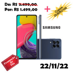 Smartphone Samsung Galaxy M53 5G 128 GB 6.7 Azul