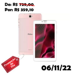 Tablet Philco PTB7SRG 7 3G Wi-Fi 16GB - Android 9.0 Quad-Core Câmera Integrada