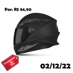 Capacete Moto Fechado Pro Tork New Liberty Four 4 Viseira Fumê