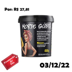 Máscara de Hidratação Lola Cosmetics Morte Súbita 450g