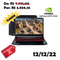 acer nitro, core i5, Gamer, gtx 1650, Informática, Intel, Notebook, nvidia, SSD