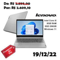 Com o design sofisticado, o Notebook Lenovo Ideapad 3i Intel Core i5-1135G7 fará a diferença na sua rotina de estudo, entretenimento ou trabalho. Com processador Intel Core i5-1135G7, conta com tela antirreflexo de 15,6" FHD que traz uma imagem e ainda conforto visual para realizar as atividades. Possui bateria de longa duração e teclado número para facilitar a digitação. Além disso, possui câmera webcam com câmera HD de 720p, dessa forma, você poderá fazer videochamadas com tranquilidade Imagens meramente ilustrativas. Todas as informações divulgadas são de responsabilidade do Fabricante/Fornecedor. Verifique com os fabricantes do produto e de seus componentes eventuais limitações à utilização de todos os recursos e funcionalidades.