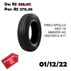 PNEU APOLLO ARO 14 AMAZER 4G 165/70R14 81T