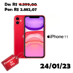 iPhone 11 Apple 64GB (PRODUCT)RED 6,1” 12MP iOS